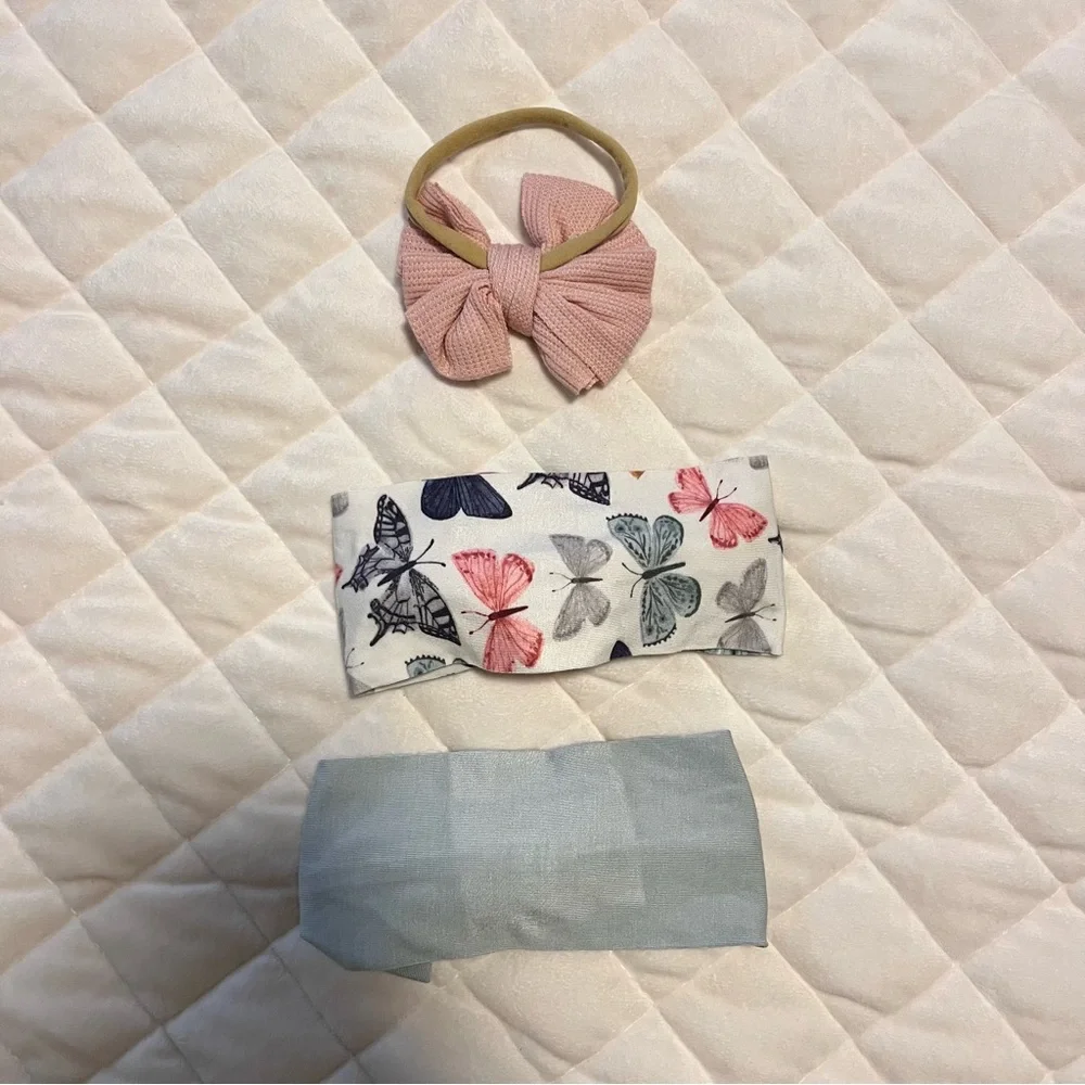 Set of 3 Caden Lane bamboo bows size 0-3 months - Picture 4 of 5